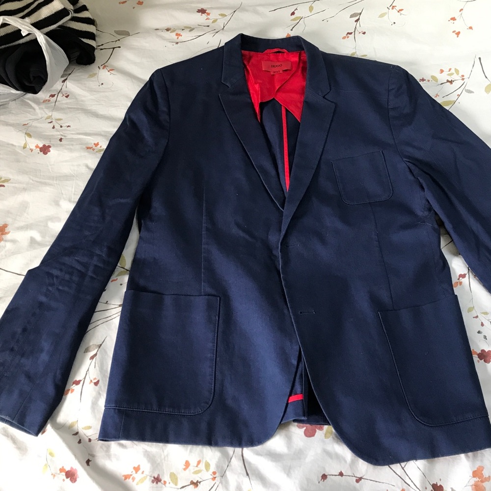 Hugo Boss navy sport coat/blazer